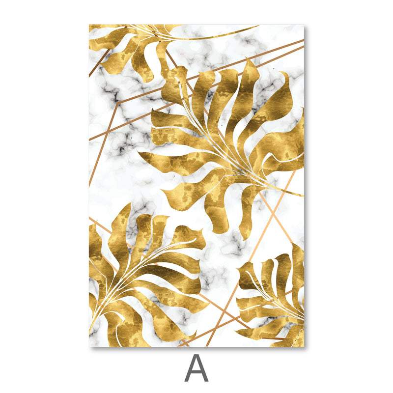 Golden Leaf Canvas