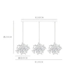 GobekUsa G9 Leaf Pendant Light Industrial Suspension Lamp - Metal Hanging Lights