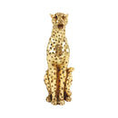 GobekUsa Golden Leopard Cheetah Resin Animal Sculpture Figurine