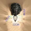 GobekUsa King Crystal Wall Lamp for Bedroom Living Room Hotel Club Decor