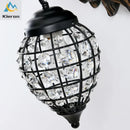 GobekUsa King Crystal Wall Lamp for Bedroom Living Room Hotel Club Decor