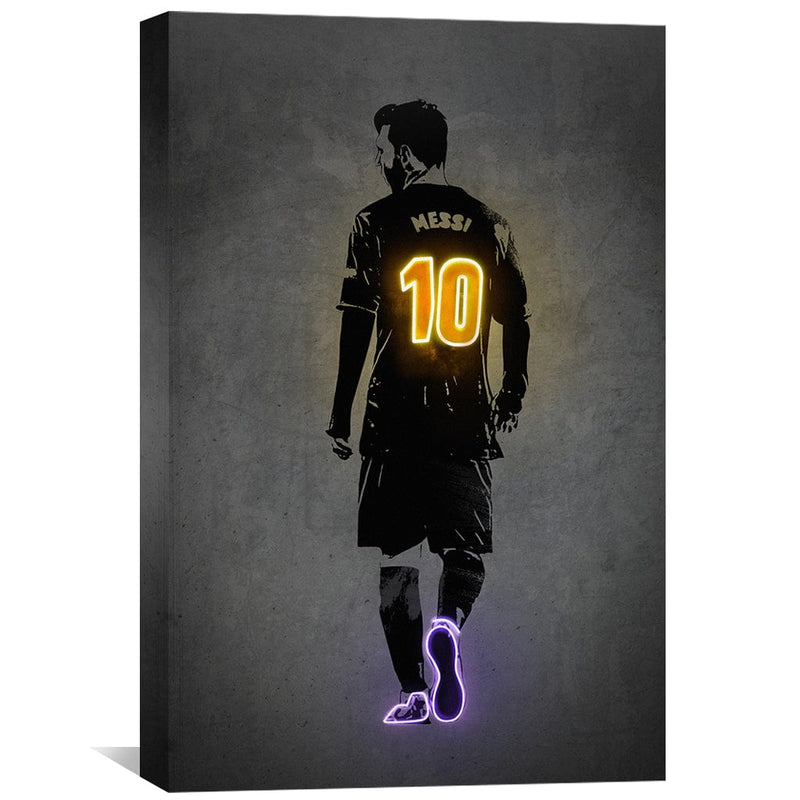 Golden Messi Canvas