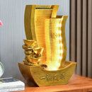 GobekUsa Circulating Water Fountain: Office & Living Room Wealth Attracting Decoration