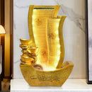 GobekUsa Circulating Water Fountain: Office & Living Room Wealth Attracting Decoration