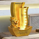 GobekUsa Circulating Water Fountain: Office & Living Room Wealth Attracting Decoration