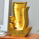 GobekUsa Circulating Water Fountain: Office & Living Room Wealth Attracting Decoration