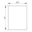 Golden Modern Square Framed Wall Mirror