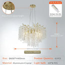 GobekUsa Golden Money Tree Crystal Chandelier for Elegant Home Décor