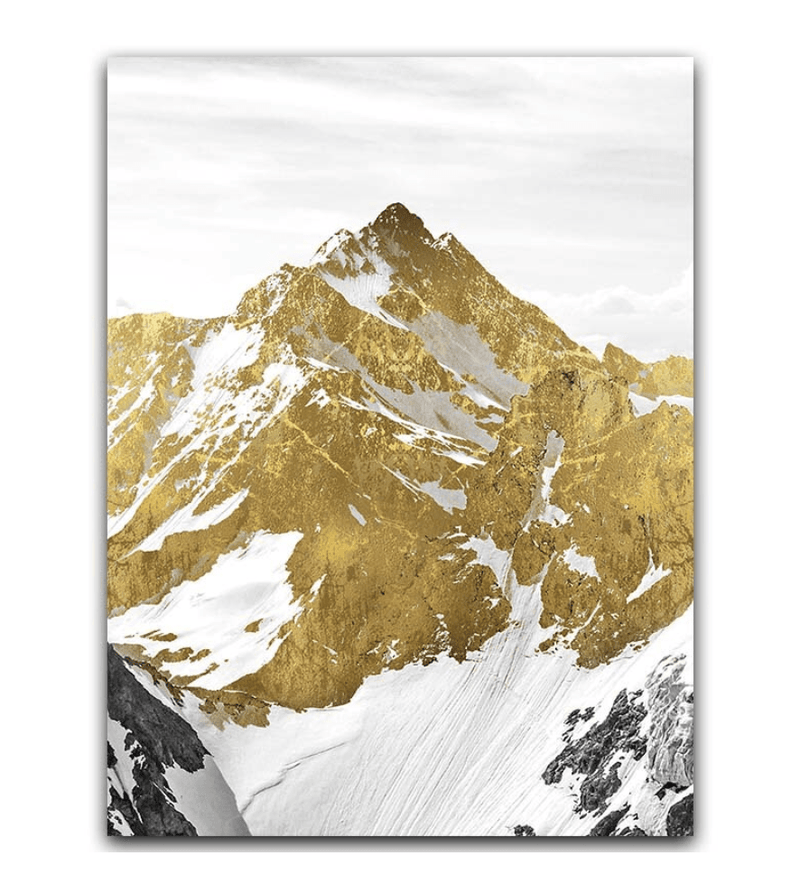 Golden Mountain Canvas