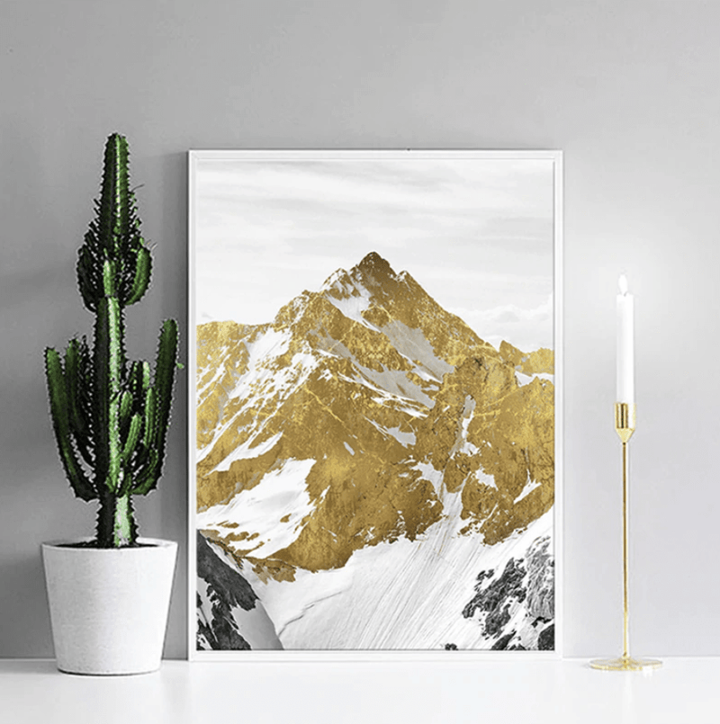 Golden Mountain Canvas