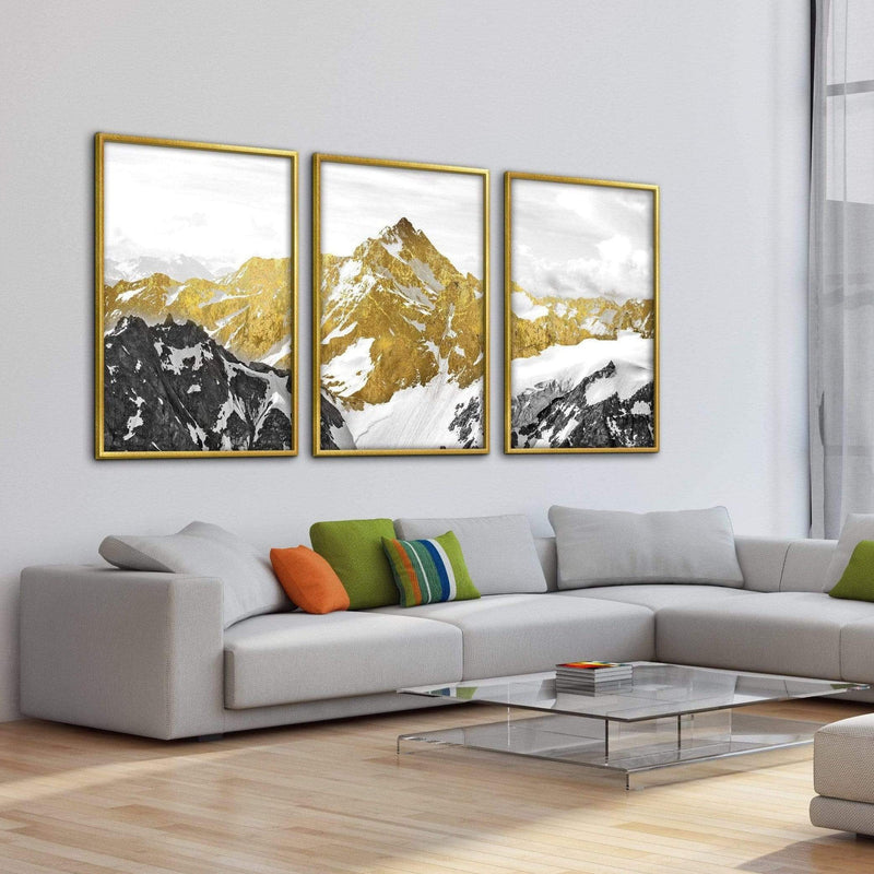 Golden Mountain Canvas