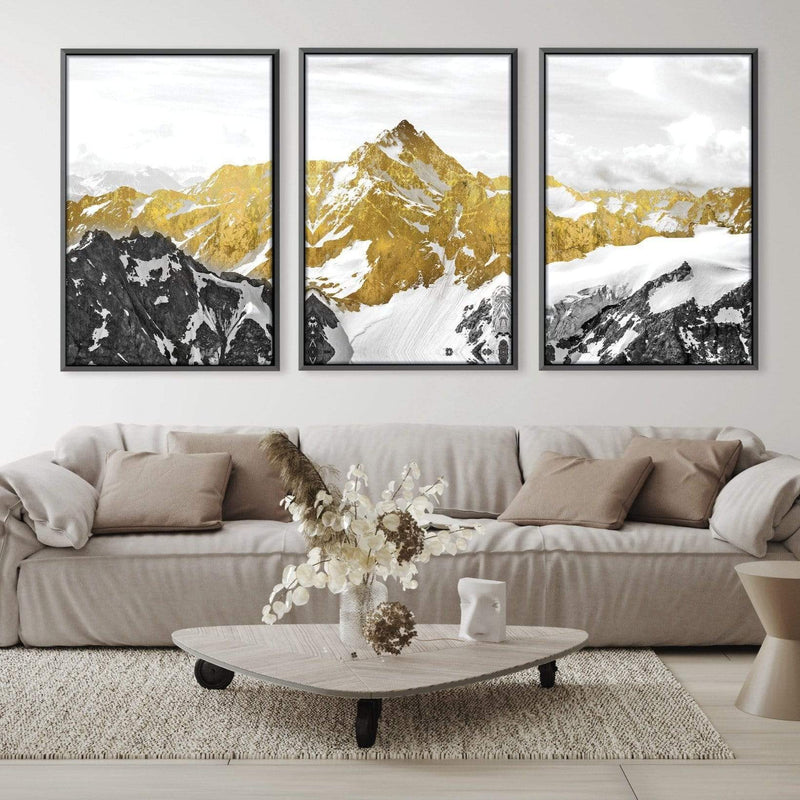 Golden Mountain Canvas