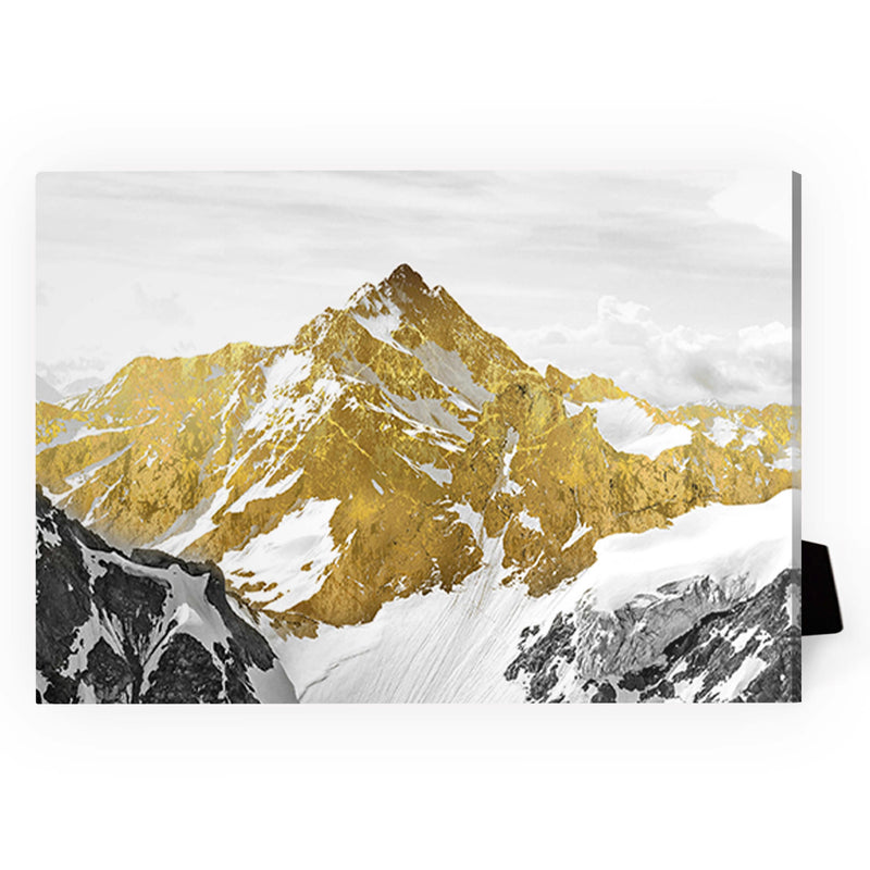 Golden Mountain Desktop Canvas