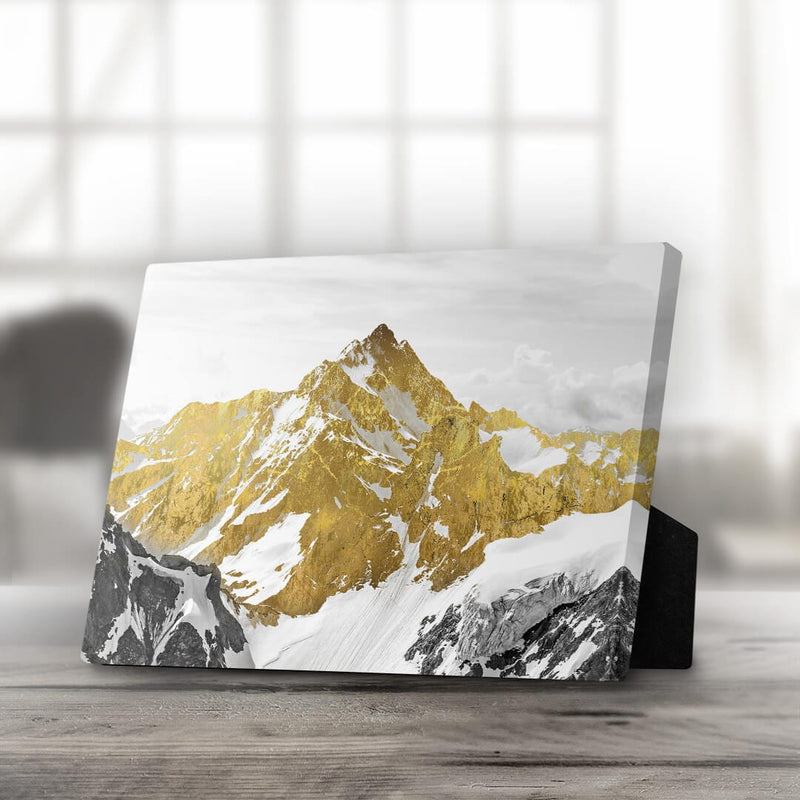 Golden Mountain Desktop Canvas