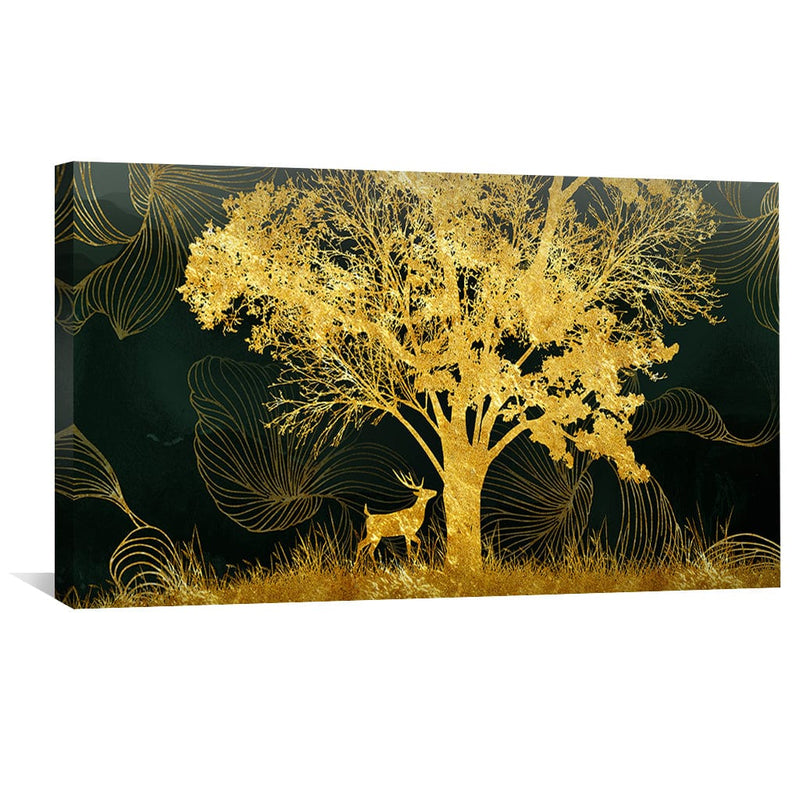 Golden Nature Canvas