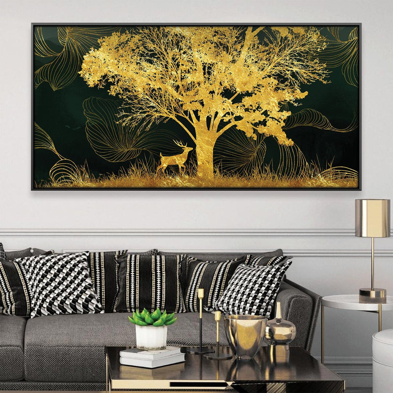 Golden Nature Canvas