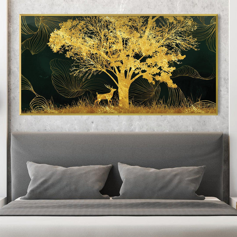 Golden Nature Canvas