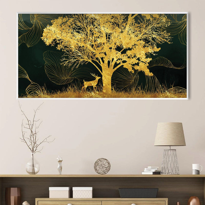 Golden Nature Canvas