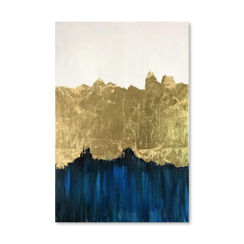 Golden Navy Oil Painting