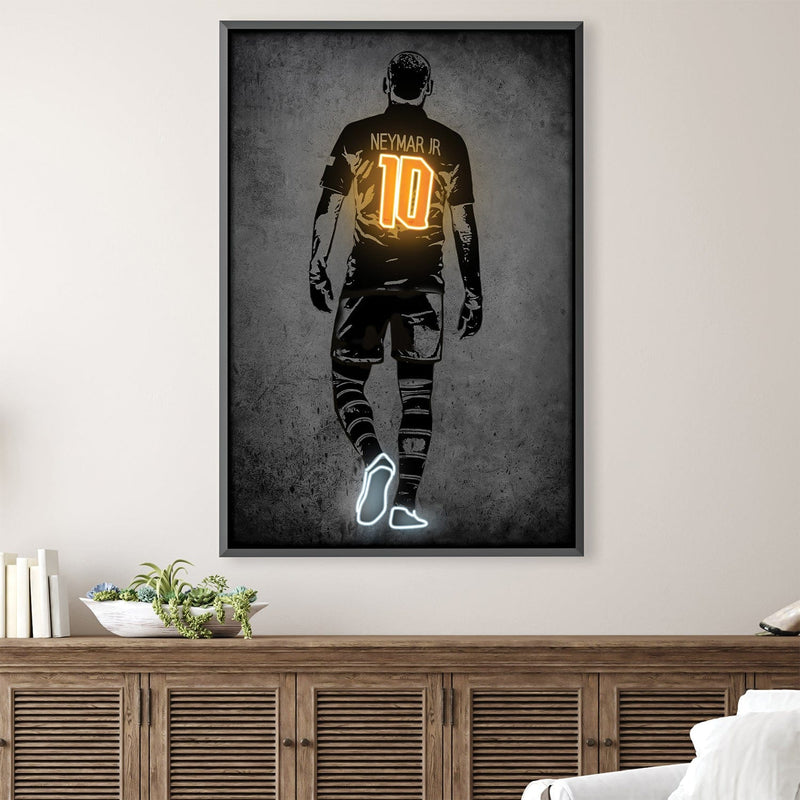 Golden Neymar Canvas