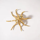 GobekUsa Golden Octopus Metal Sculpture - Home Decor Figurine