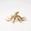 GobekUsa Golden Octopus Metal Sculpture - Home Decor Figurine