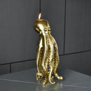 GobekUsa Golden Octopus Sculpture Candle Holder Candelabrum for Home Decoration