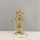 GobekUsa Golden Openwork Animal Sculpture Set for Home Decoration