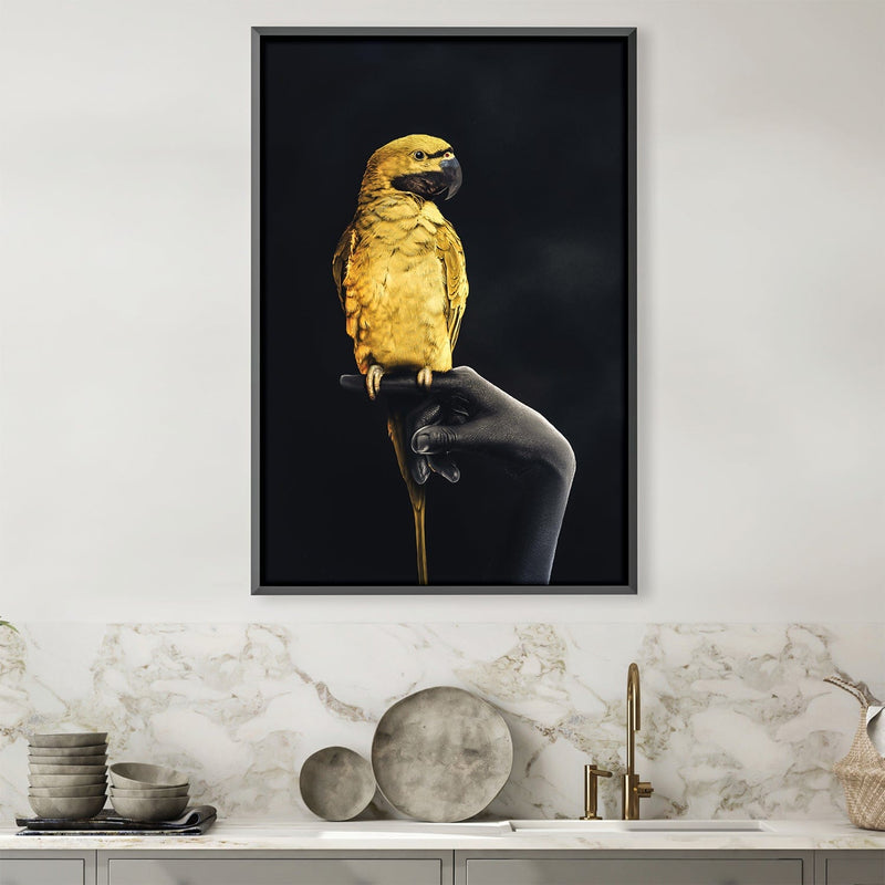 Golden Parrot Canvas