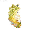 GobekUsa Peacock Wall Sconce with Crystal Shade - Country Resin 1-Light in Yellow/Green (1/2 Pack)