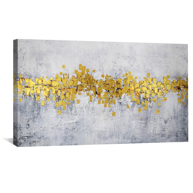 Golden Petals Oil Painting