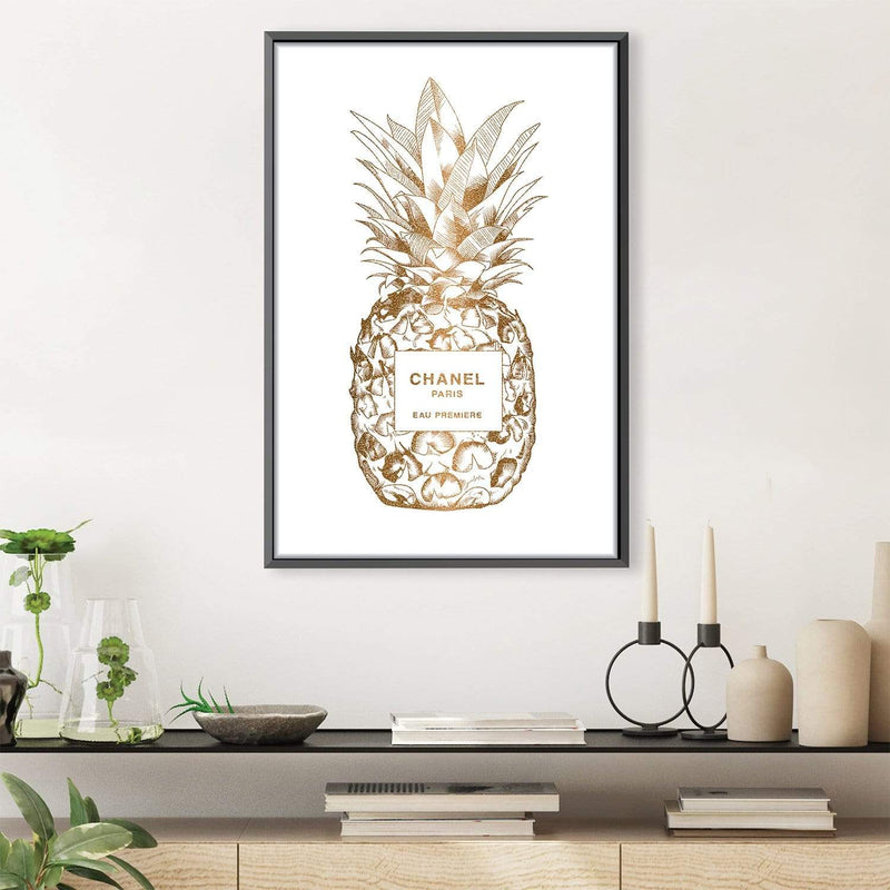 Golden Pineapple Canvas