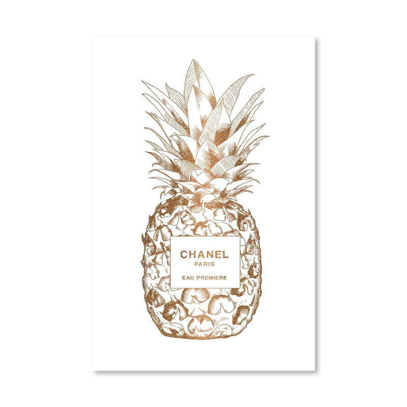 Golden Pineapple Canvas