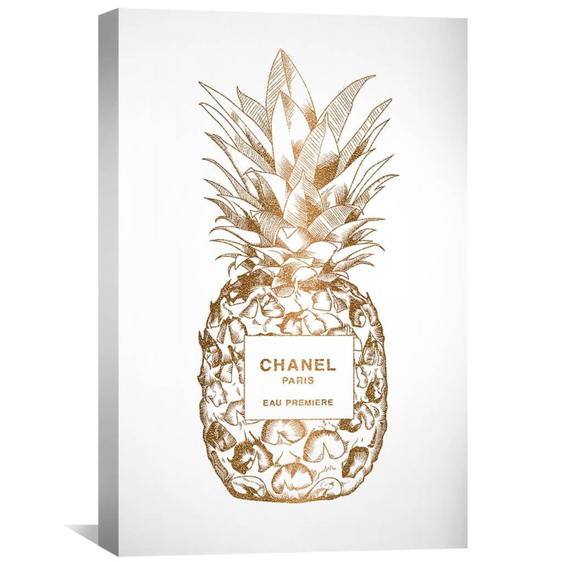 Golden Pineapple Canvas