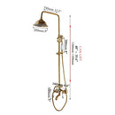 GobekUsa Golden Polished Shower Head with High Pressure Aerator Nozzle