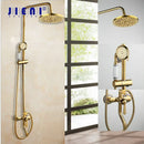 GobekUsa Golden Polished Shower Head with High Pressure Aerator Nozzle