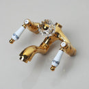 GobekUsa Golden Polished Shower Head with High Pressure Aerator Nozzle