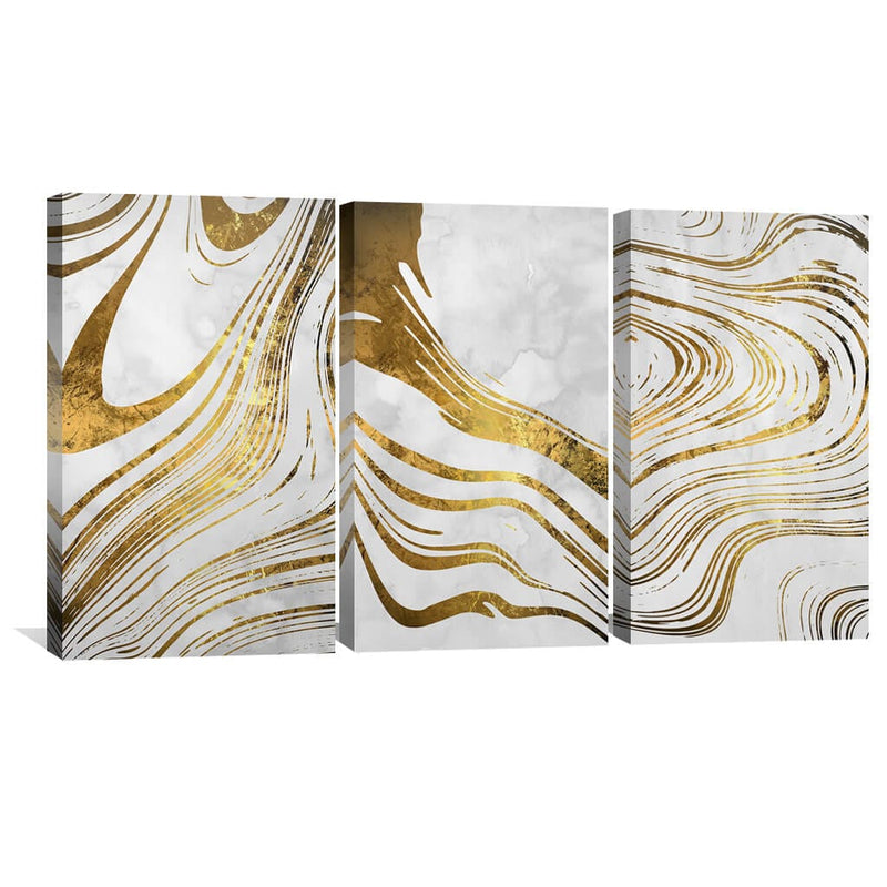 Golden Ripple Canvas