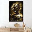 Golden Saiyan Canvas