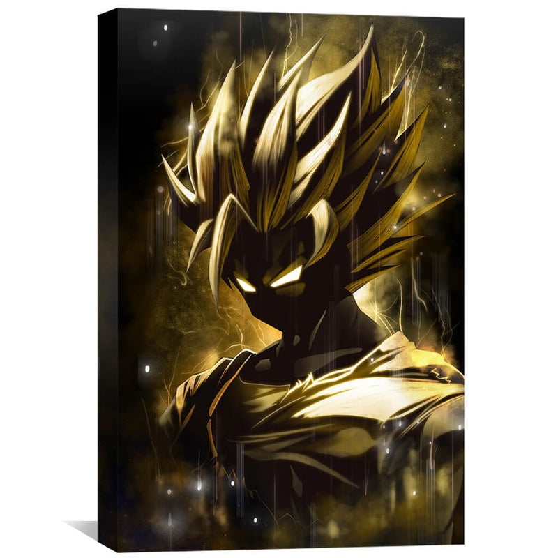 Golden Saiyan Canvas