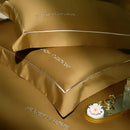 GobekUsa 1000TC Egyptian Cotton Embroidery Bedding Set with Duvet Cover, Sheet, Pillowcase