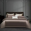 GobekUsa 1000TC Egyptian Cotton Embroidery Bedding Set with Duvet Cover, Sheet, Pillowcase