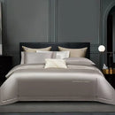 GobekUsa 1000TC Egyptian Cotton Embroidery Bedding Set with Duvet Cover, Sheet, Pillowcase