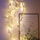 GobekUsa Golden Silver Leaf Fairy Lights for Events