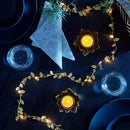 GobekUsa Golden Silver Leaf Fairy Lights for Events