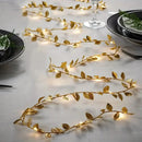 GobekUsa Golden Silver Leaf Fairy Lights for Events