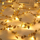 GobekUsa Golden Silver Leaf Fairy Lights for Events