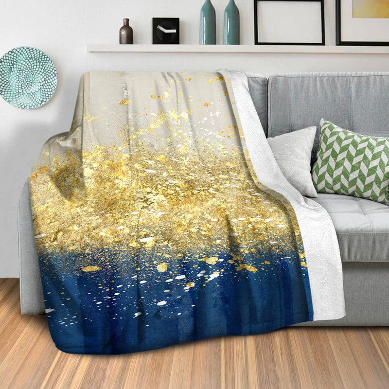 Golden Splash B Blanket