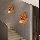 GobekUsa Cute Squirrel Resin LED Wall Lamps for Home Decor and Lighting