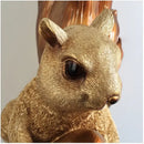 GobekUsa Cute Squirrel Resin LED Wall Lamps for Home Decor and Lighting